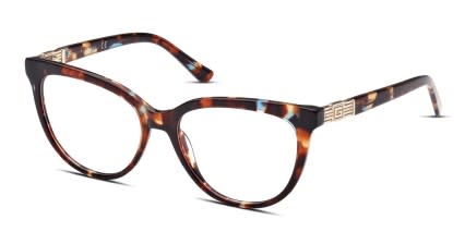 Guess GU2942 Tortoise, Blue glasses - Tortoise / Blue - Angle View