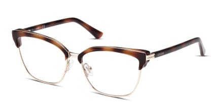 Guess GU2945 Tortoise, Gold glasses - Tortoise / Gold - Angle View