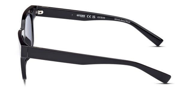 Guess GU8265 Shiny Black Prescription Sunglasses - 50% Off Lenses