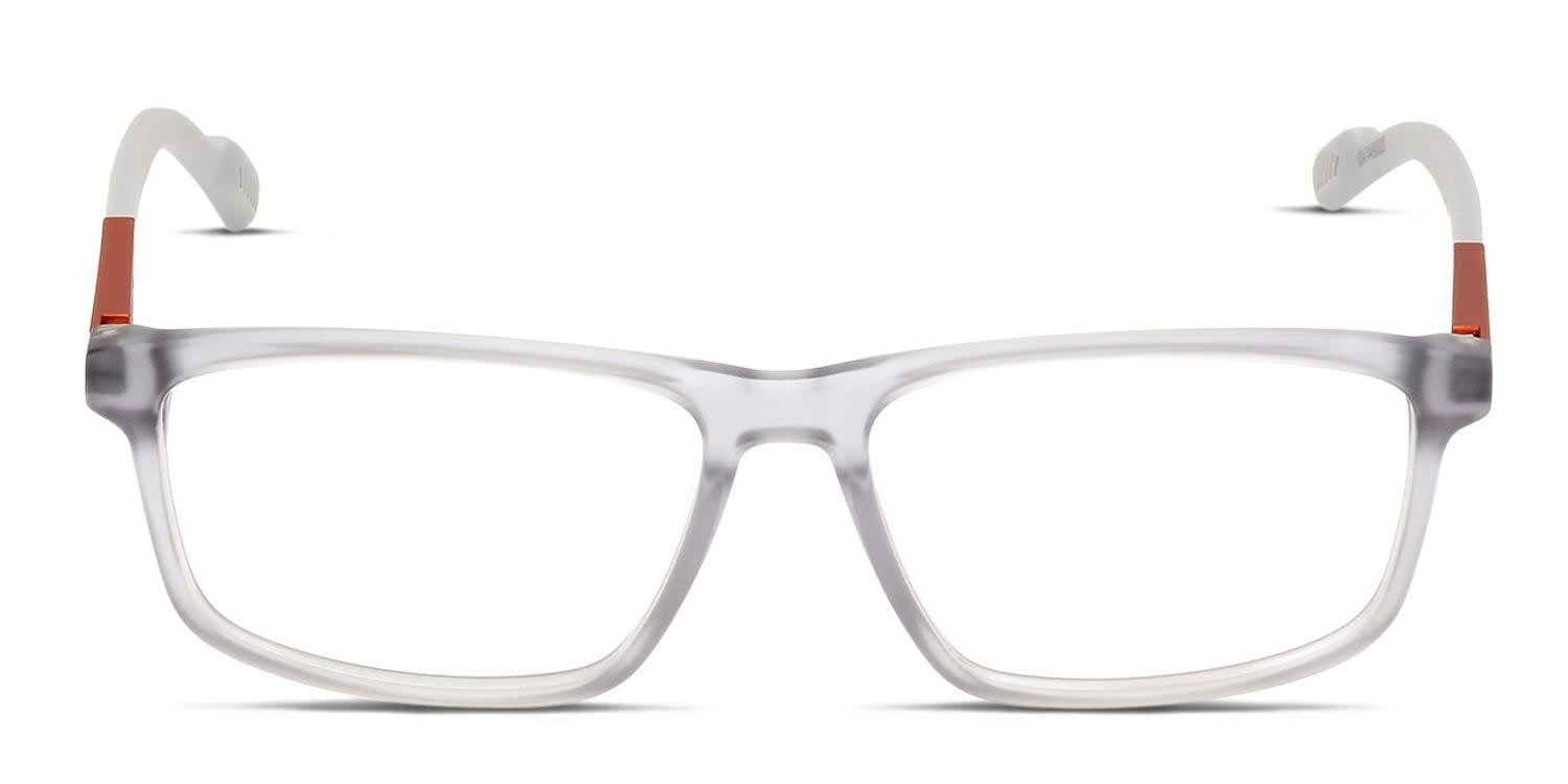 Adidas SP5043 Gray, Clear Eyeglasses | Includes FREE Rx Lenses