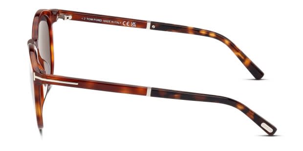 Tom Ford TF1021 Elton Tortoise, Orange Prescription Sunglasses