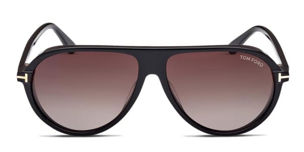 TOM FORD ブラウン マフラー Tom Ford Marco-02 TF 646 Sunglasses 53/20/145 with Case