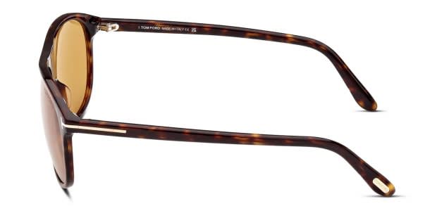 【極美品】TOM FORD Prescott TF1027ミラーレンズサングラス Tom Ford TF1027 Prescott Tortoise, Brown Prescription Sunglasses