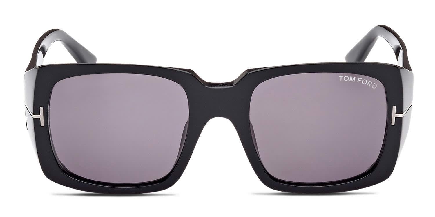 Tom Ford TF1035-N Ryder-02 Shiny Black glasses - Shiny Black - Frontal View