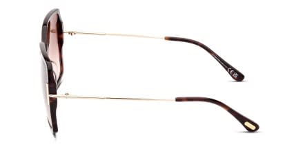 Tom Ford TF1039 Joanna Tortoise glasses - Tortoise - Side View