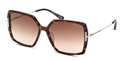 Tom Ford TF1039 Joanna Tortoise glasses - Tortoise - Angle View
