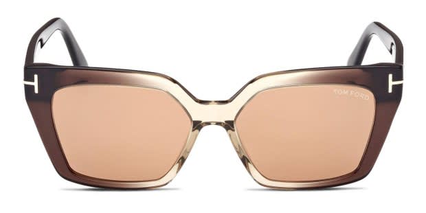 Tom Ford TF1030 Winona Brown, Yellow Prescription Sunglasses display picture 1