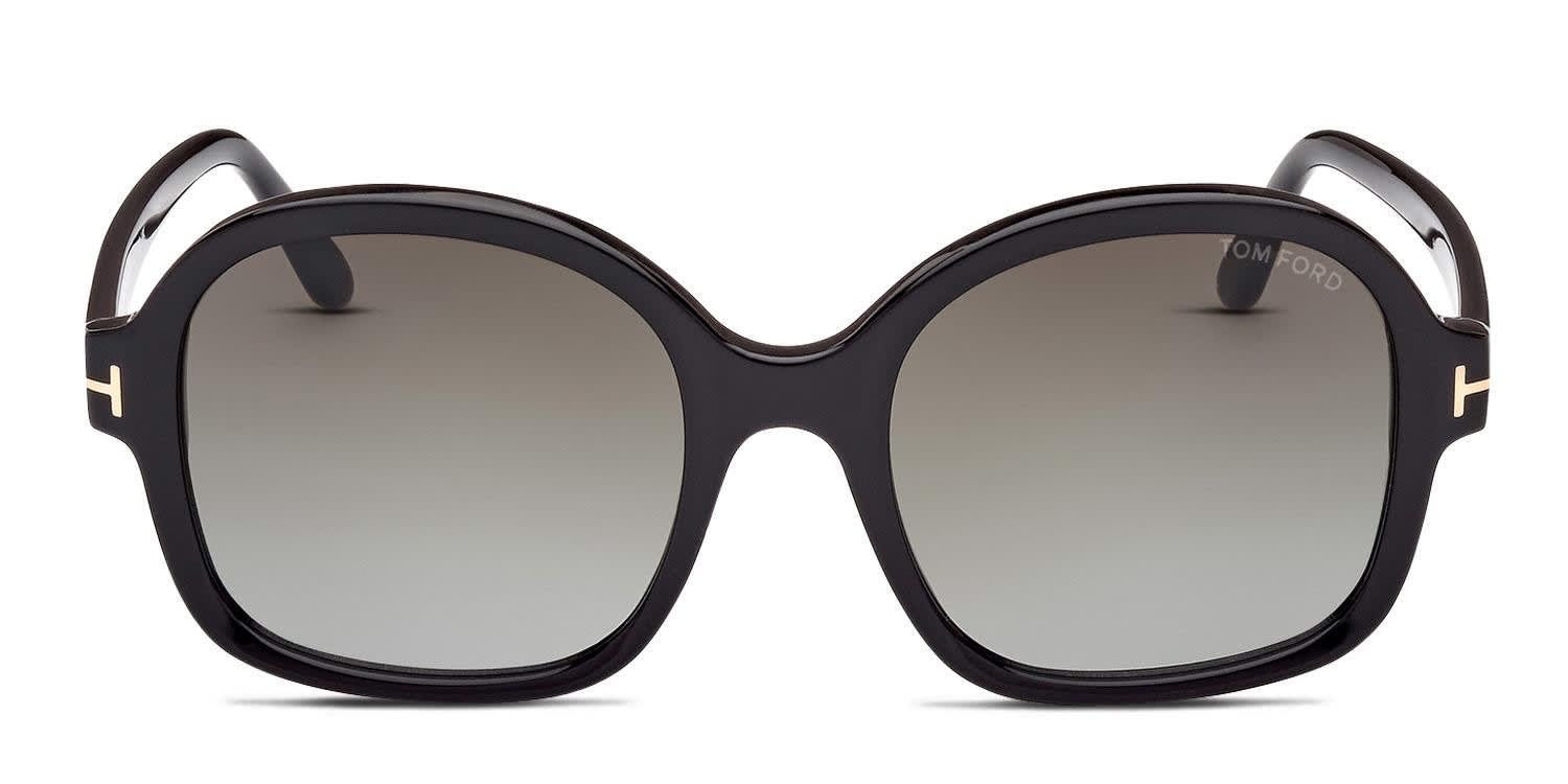 Tom Ford TF1034 Hanley Shiny Black glasses - Shiny Black - Frontal View