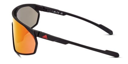 Adidas SP0074 Black, Red glasses - Black / Red - Side View