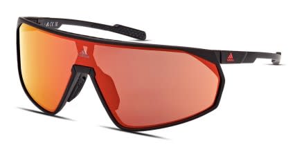 Adidas SP0074 Black, Red glasses - Black / Red - Angle View