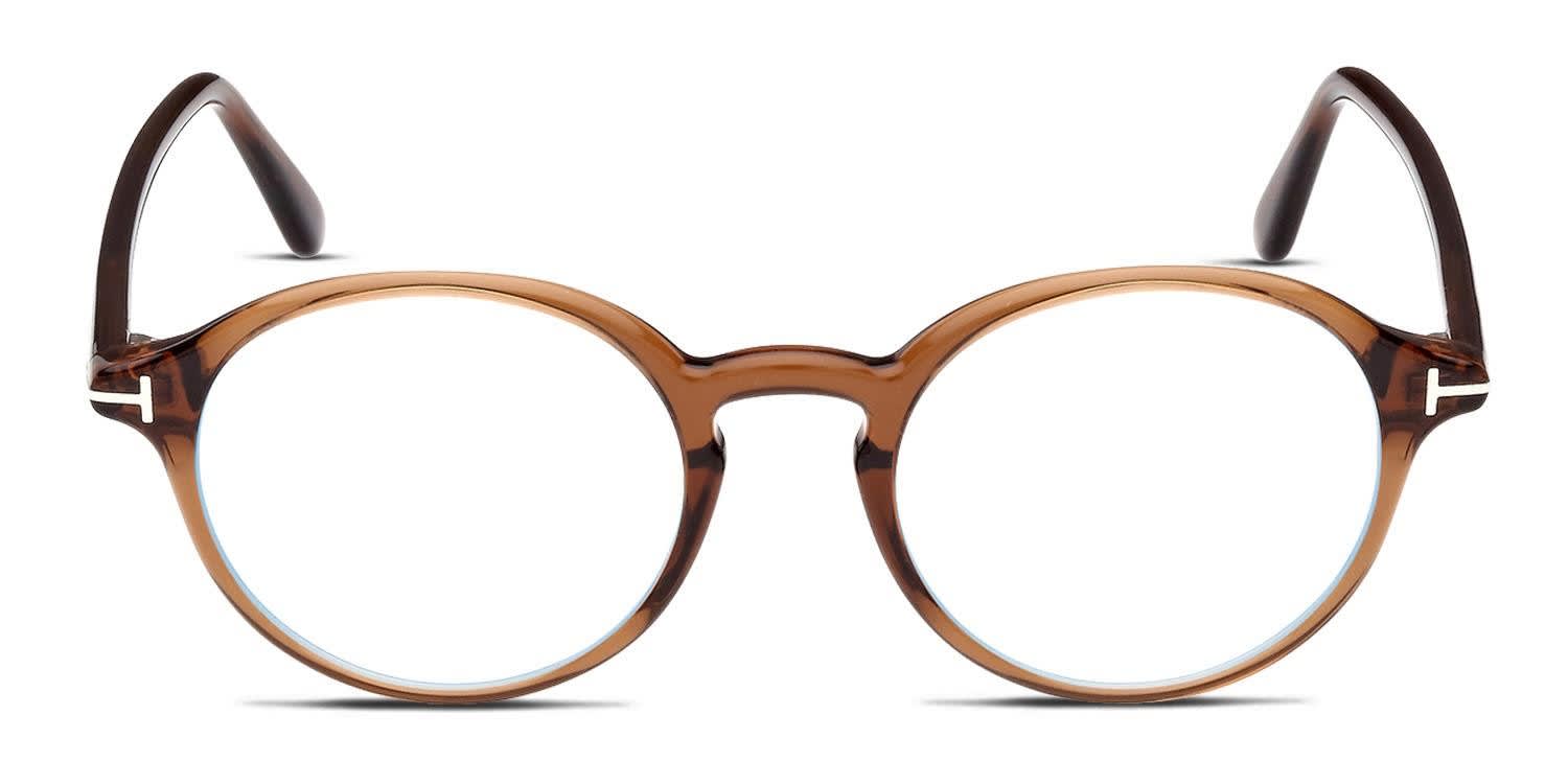 Tom Ford TF5867-B Brown Eyeglasses | Includes FREE Rx Lenses