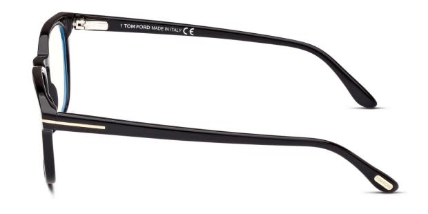 Tom Ford TF5868-B Shiny Black Eyeglasses | Includes FREE Rx Lenses