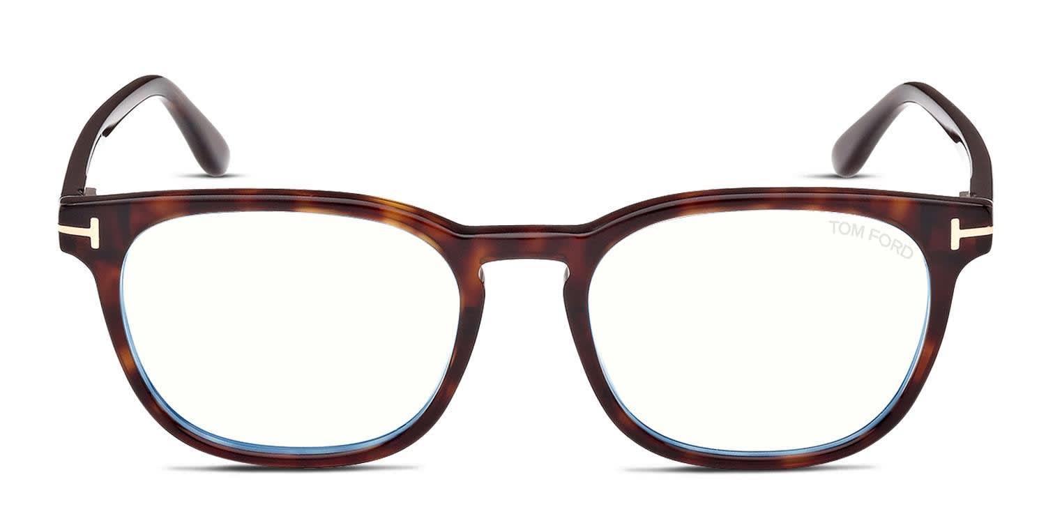Tom Ford TF5555-B Tortoise/Beige/Gold Prescription Eyeglasses