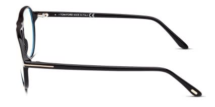 Tom Ford TF5869-B Shiny Black glasses - Shiny Black - Side View