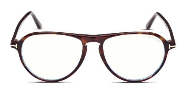 Tom Ford TF5869-B Brown, Tortoise Eyeglasses | Includes FREE Rx Lenses
