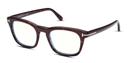Tom Ford TF5870-B Brown, Tortoise glasses - Brown / Tortoise - Angle View