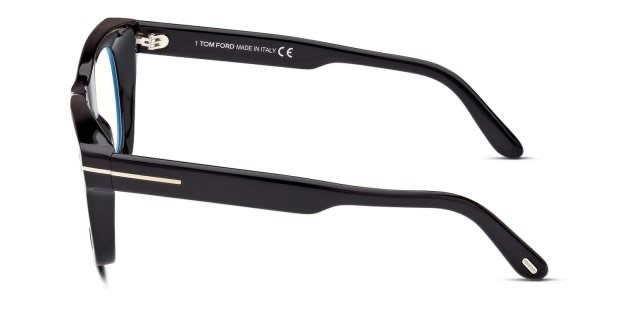 Tom Ford TF5872-B Shiny Black Eyeglasses | Includes FREE Rx Lenses