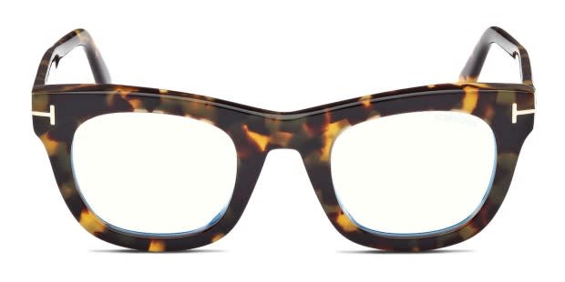Tom Ford TF5872 B Tortoise Eyeglasses Includes FREE Rx Lenses
