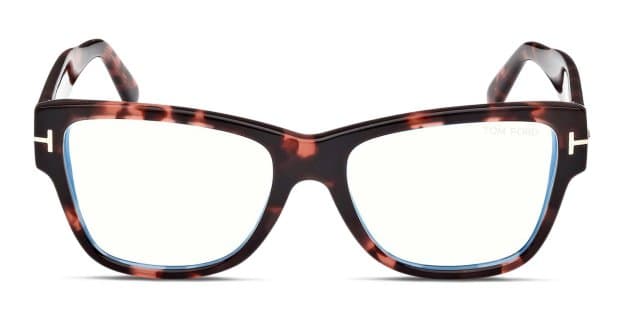 Tom Ford TF5878-B Tortoise, Pink Eyeglasses | Includes FREE  display picture 1