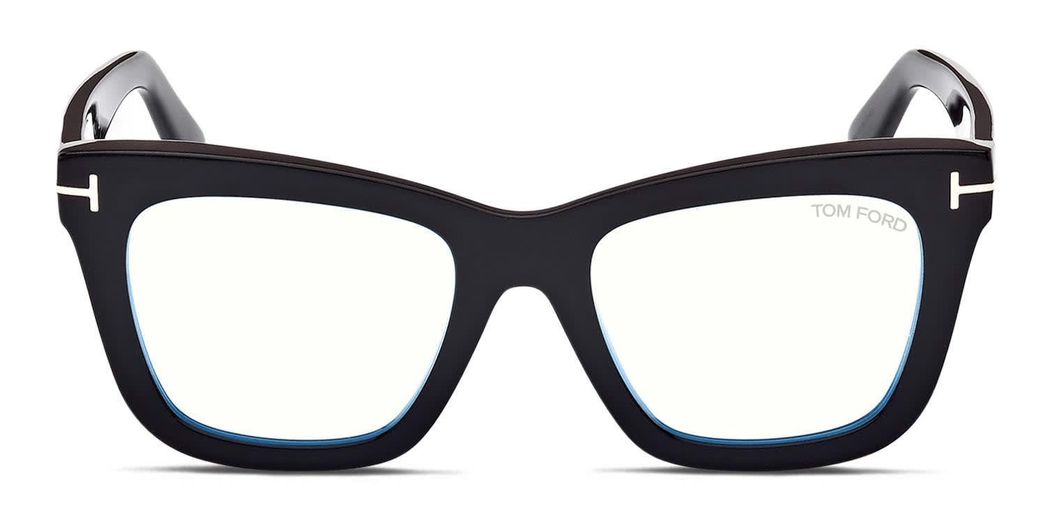 Tom Ford TF5881-B Shiny Black Eyeglasses | Includes FREE Rx