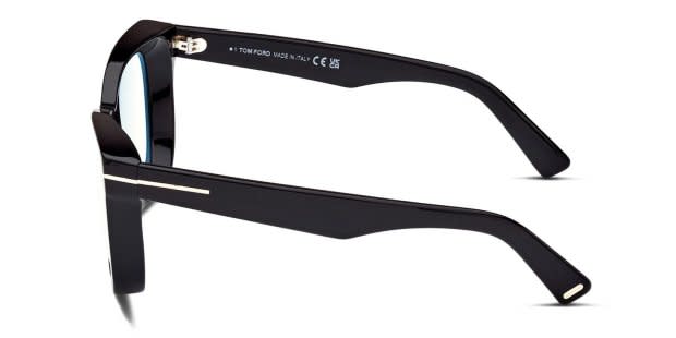 Tom Ford TF5881-B Shiny Black Eyeglasses | Includes FREE Rx Lenses