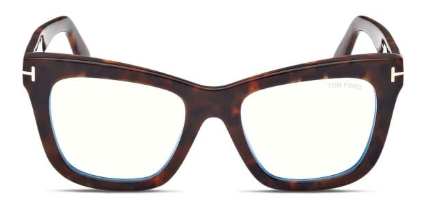 Tom Ford TF5881-B Tortoise Eyeglasses | Includes FREE Rx Lenses
