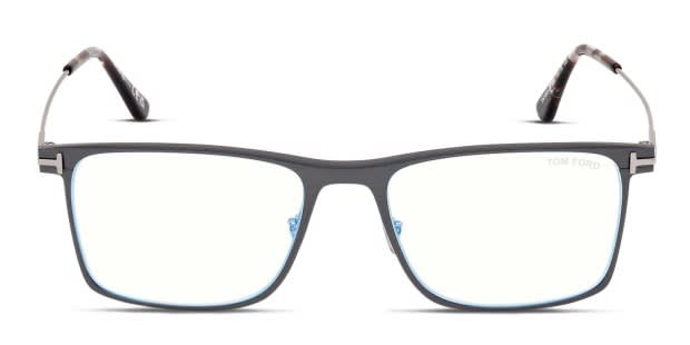 Tom Ford TF5865-B Gray Eyeglasses | Includes FREE Rx Lenses