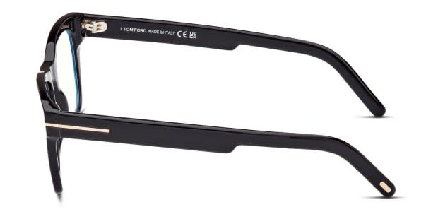 Tom Ford TF5886-B Shiny Black Eyeglasses | Includes FREE Rx Lenses