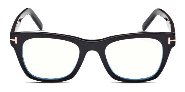 Tom Ford TF5886-B Shiny Black Eyeglasses | Includes FREE Rx Lenses