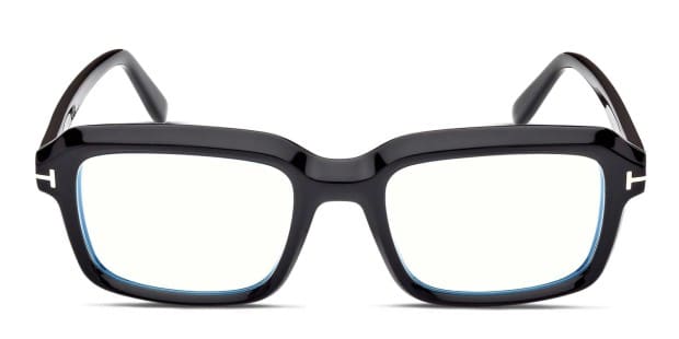 Tom Ford TF5888-B Shiny Black Eyeglasses | Includes FREE Rx