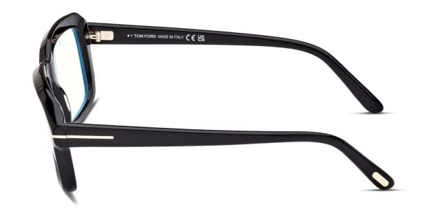 Tom Ford TF5888-B Shiny Black Eyeglasses | Includes FREE Rx Lenses