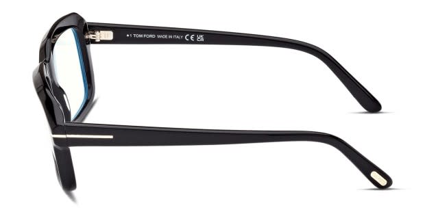 Tom Ford TF5888-B Shiny Black Eyeglasses | Includes FREE Rx