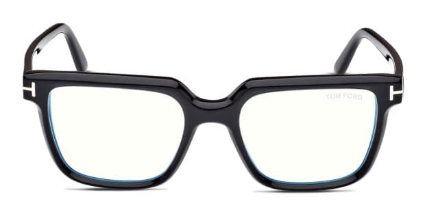 Tom Ford TF5889-B Shiny Black Eyeglasses | Includes FREE Rx Lenses