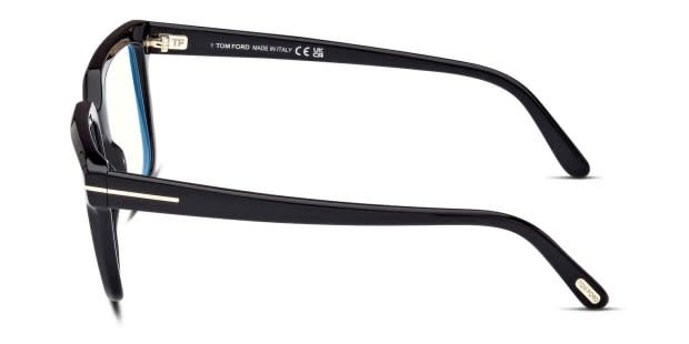 Tom Ford TF5889-B Shiny Black Eyeglasses | Includes FREE Rx Lenses