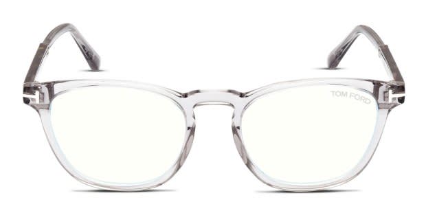 Tom Ford TF5890-B Gray, Clear Eyeglasses | Includes FREE Rx Lenses