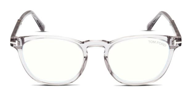Tom Ford TF5890 B Gray Clear Eyeglasses Includes FREE Rx Lenses