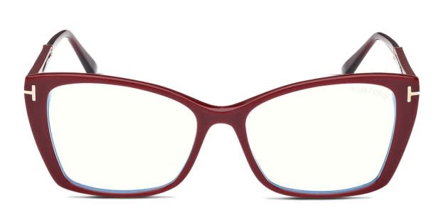 Tom Ford TF5893 B Red Eyeglasses Includes FREE Rx Lenses