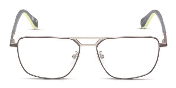 銀杯　純銀　64g Adidas OR5069 Brown, Silver Eyeglasses | Includes FREE Rx Lenses