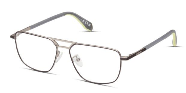 Adidas OR5069 Brown, Silver Eyeglasses | Includes FREE Rx Lenses