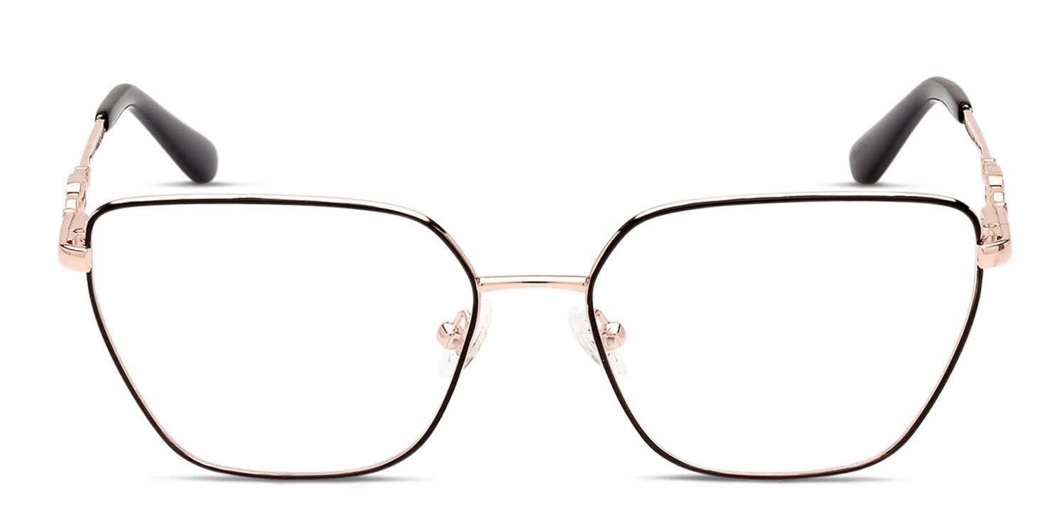 Guess GU2952 Black, Gold glasses - Black / Gold - Frontal View