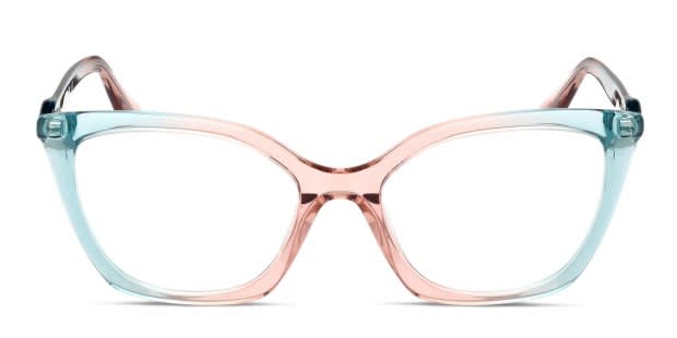 Guess GU2965 Pink/Blue/Clear Eyeglasses | Includes FREE Rx Lenses