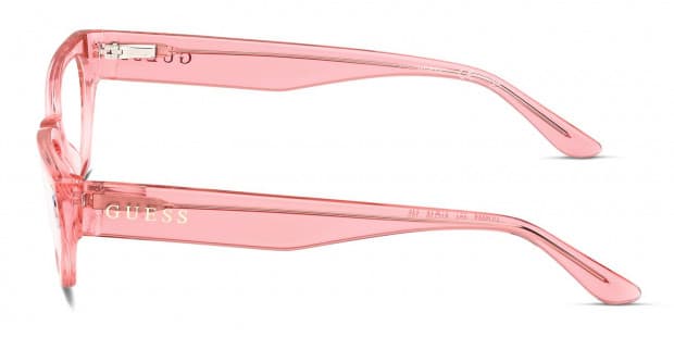 Pink online guess glasses