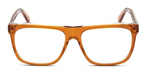 Guess GU50089 Orange/Clear Eyeglasses | Includes FREE Rx Lenses display picture 3