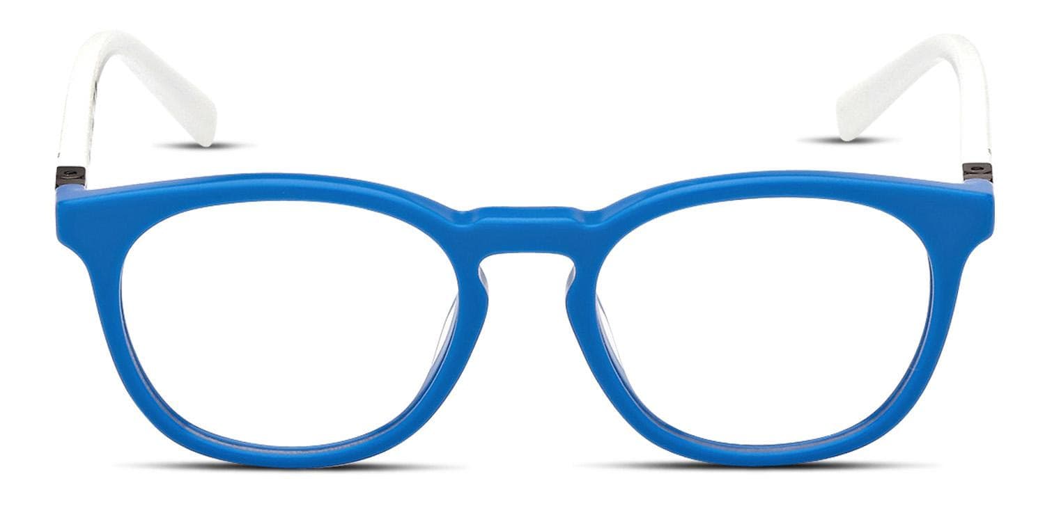 Guess White and Black Frame blue fade down lense Sunglasses Guess Rectangle Sunglasses Matte Black Frame Blue Gradient  main image 3