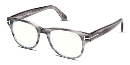 Tom Ford TF5898-B Gray glasses - Gray - Angle View