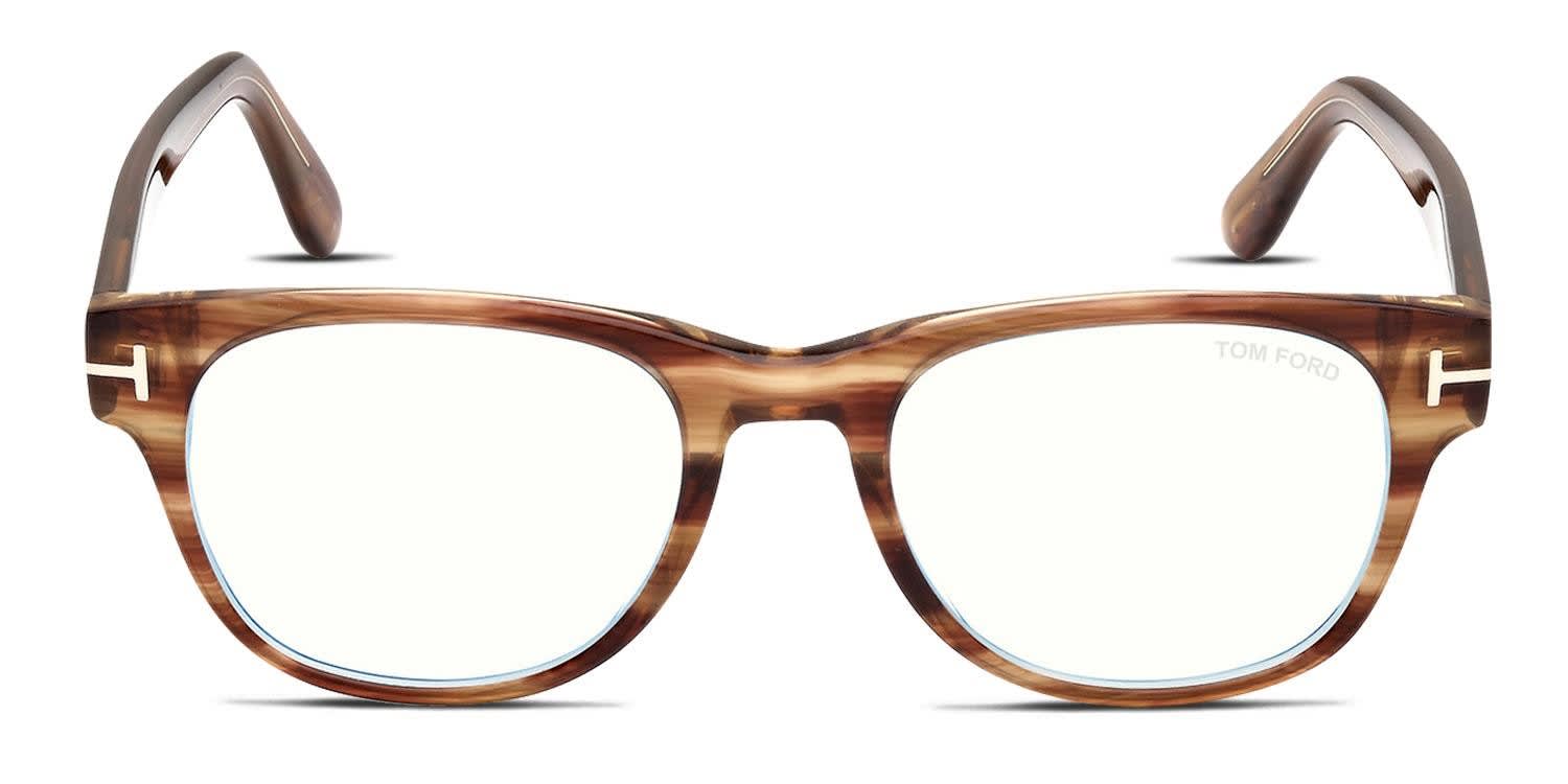 Tom Ford TF5898-B Brown glasses - Brown - Frontal View