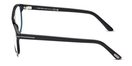 Tom Ford TF5901-B-N Shiny Black glasses - Shiny Black - Side View