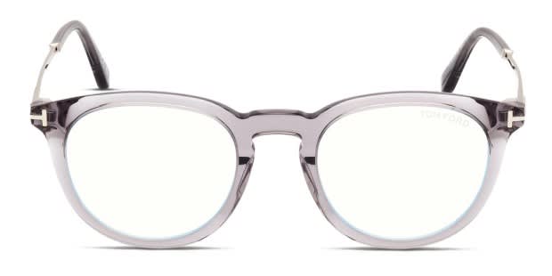 メガネ Tom Ford Blue Light Glasses Transparent Black TF5905B Tom Ford TF5905-B Round Glasses | Fashion Eyewear