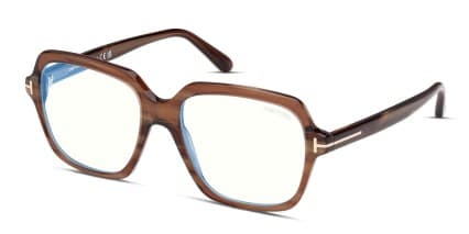 Tom Ford TF5908-B Brown glasses - Brown - Angle View