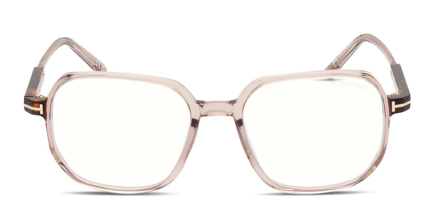 Tom Ford TF5911-B Brown, Clear Prescription Eyeglasses